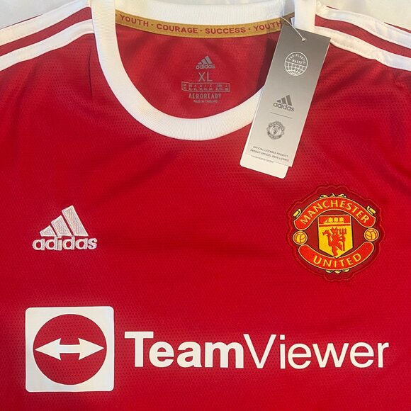 Adidas Manchester United 21/22 Home Authentic Jersey XL - Ronaldo #7 - Picture 3 of 5